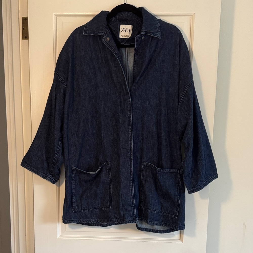 Zara Women's Denim Shacket